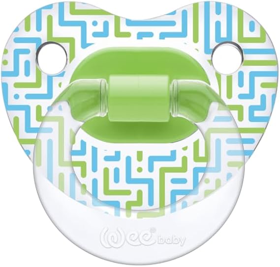 Wee Baby - Transparent Patterned Orthodontical Soother | 0-6 Months